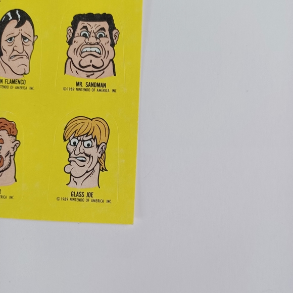 1989 Topps Nintendo Stickers Punch-Out #20 -Flamenco VGO *LIGHT WEAR* - Picture 6 of 9